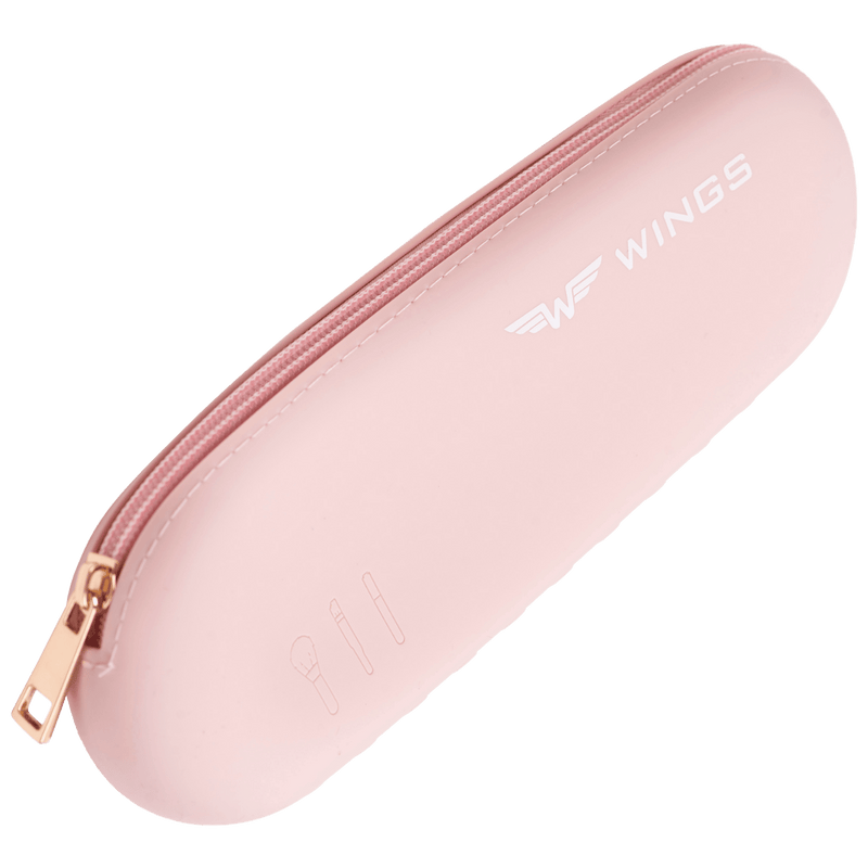 Silikonowe etui podróżne na pędzle PINK