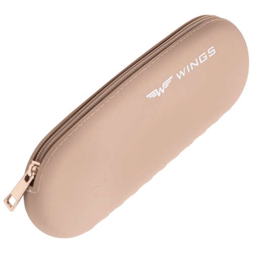 Silikonowe etui podróżne na pędzle BEIGE