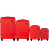 ZESTAW 4 WALIZEK WINGS PLOVER RED