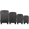 ZESTAW 4 WALIZEK WINGS EGRET DARK GREY