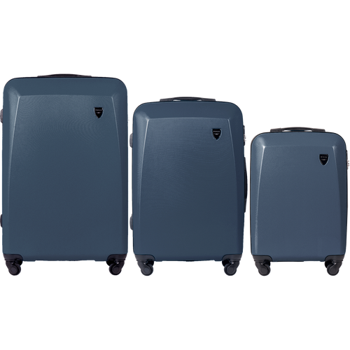 ZESTAW 3 WALIZEK WINGS PLOVER DARK BLUE