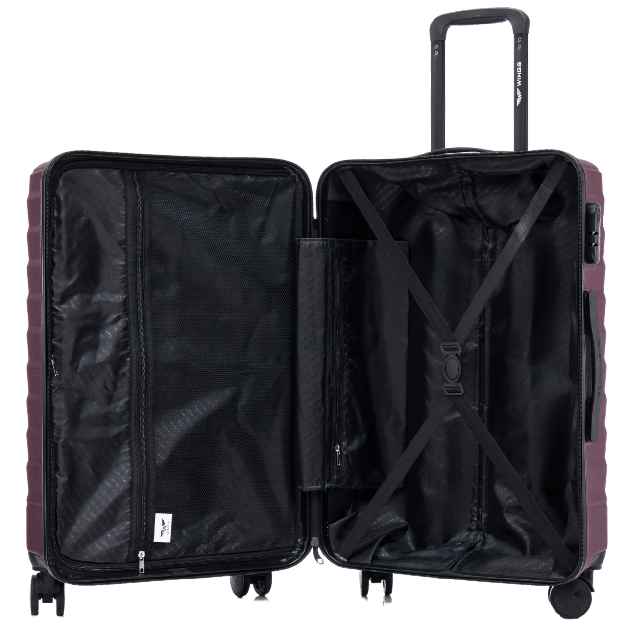 Walizka duża Wings PEAFOWL 28" BURGUNDY