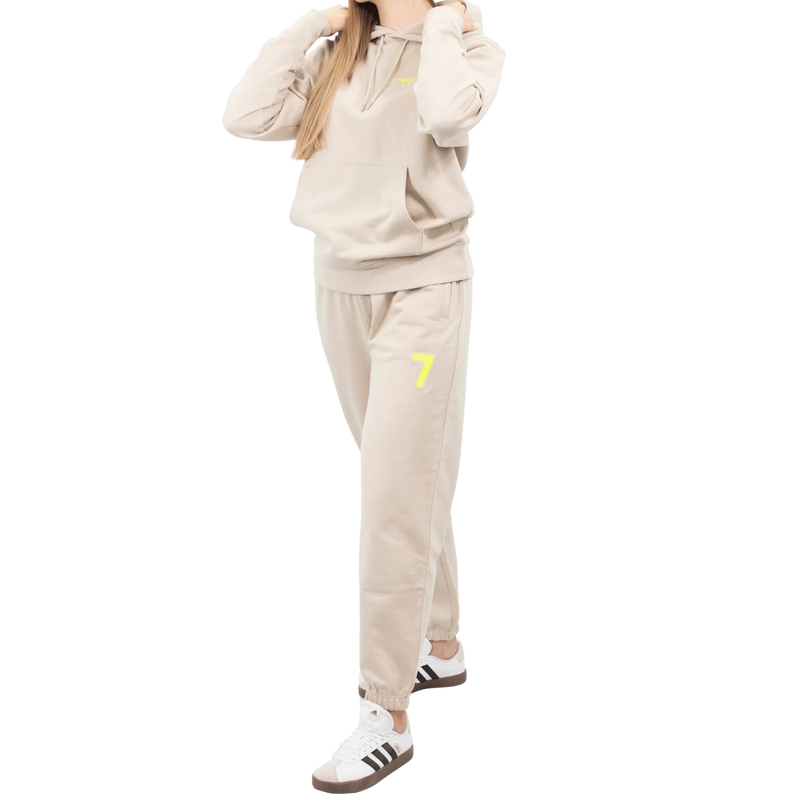 Beżowy komplet Dresowy OVERSIZE z haftem Wings x Paprocki & Brzozowski UNISEX L