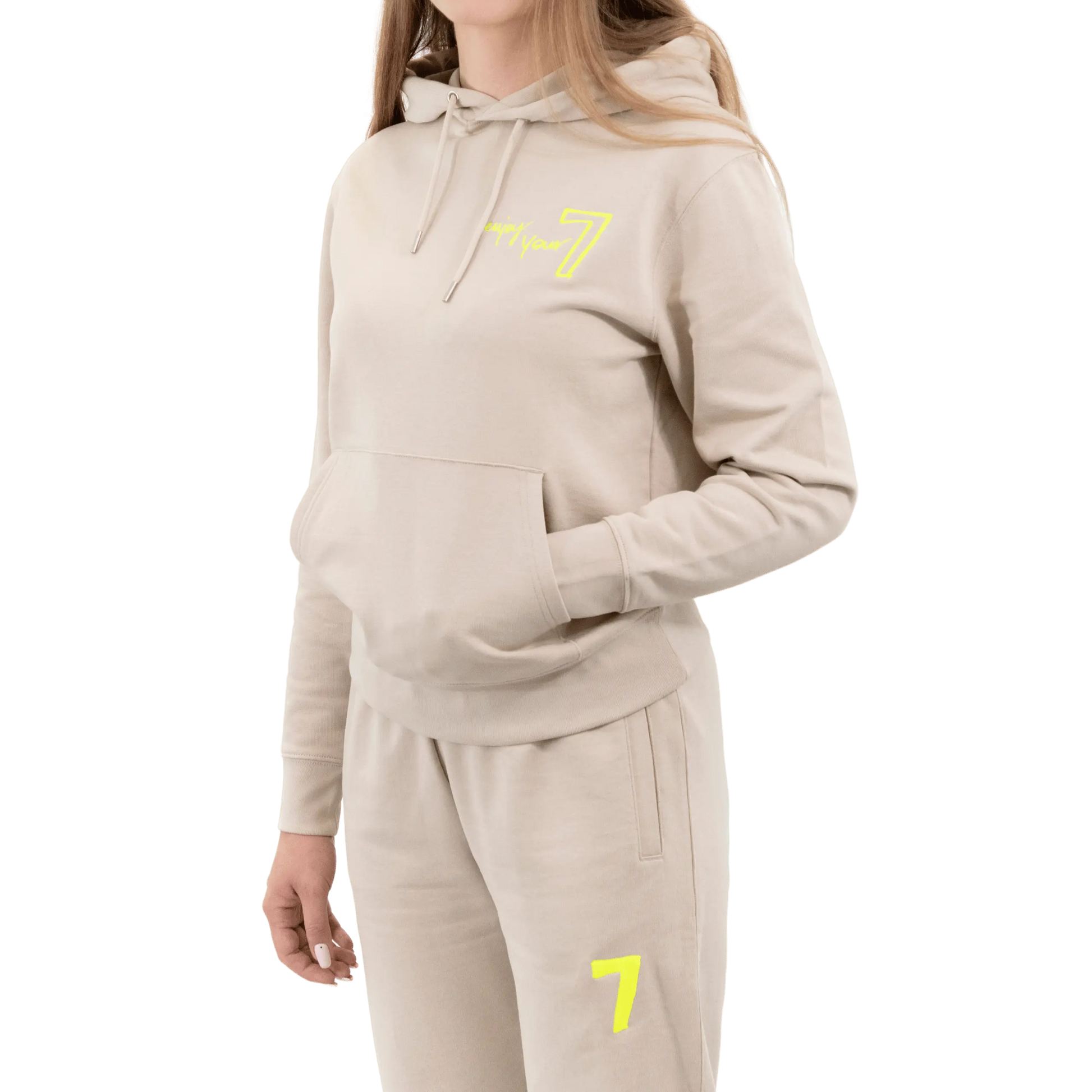 Beżowy komplet Dresowy OVERSIZE z haftem Wings x Paprocki & Brzozowski UNISEX XL WINGS X PAPROCKI BRZOZOWSKI