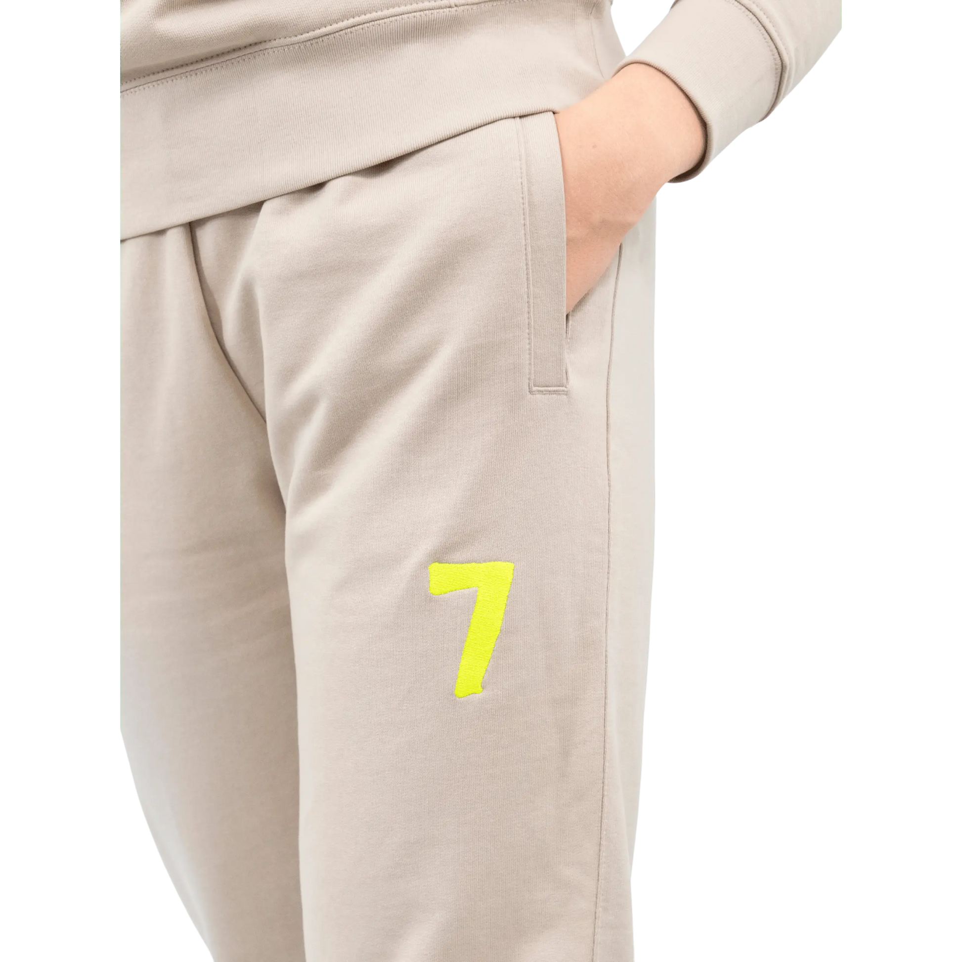 Beżowy komplet Dresowy OVERSIZE z haftem Wings x Paprocki & Brzozowski UNISEX XL WINGS X PAPROCKI BRZOZOWSKI