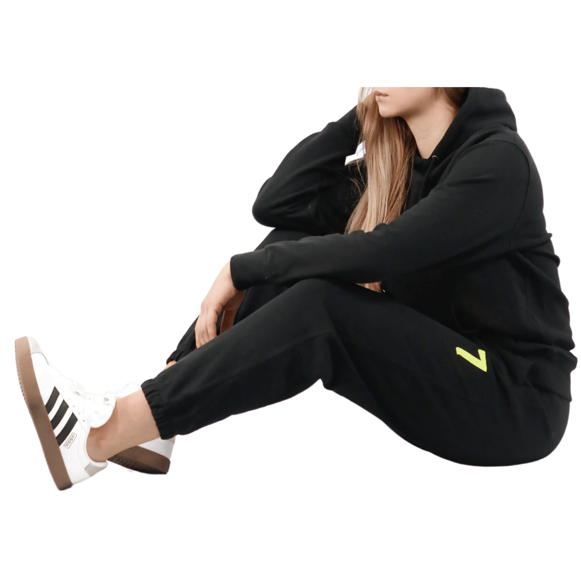 Czarny komplet Dresowy OVERSIZE z haftem Wings x Paprocki & Brzozowski UNISEX S WINGS X PAPROCKI BRZOZOWSKI