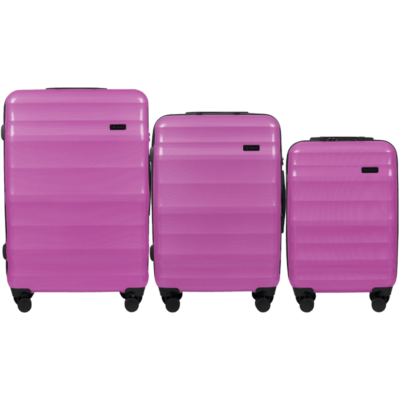 Komplet 3 WALIZEK Wings VULTURE PINK
