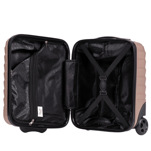 Walizka kabinowa mini Wings PEAWFOWL 16" BLACK