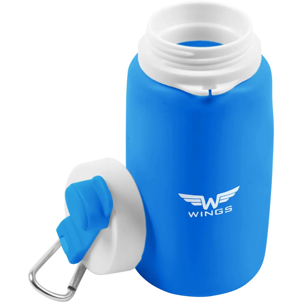 WINGS Butelka podróżna BIDON 550ml BLUE TRAVEL MUST HAVE