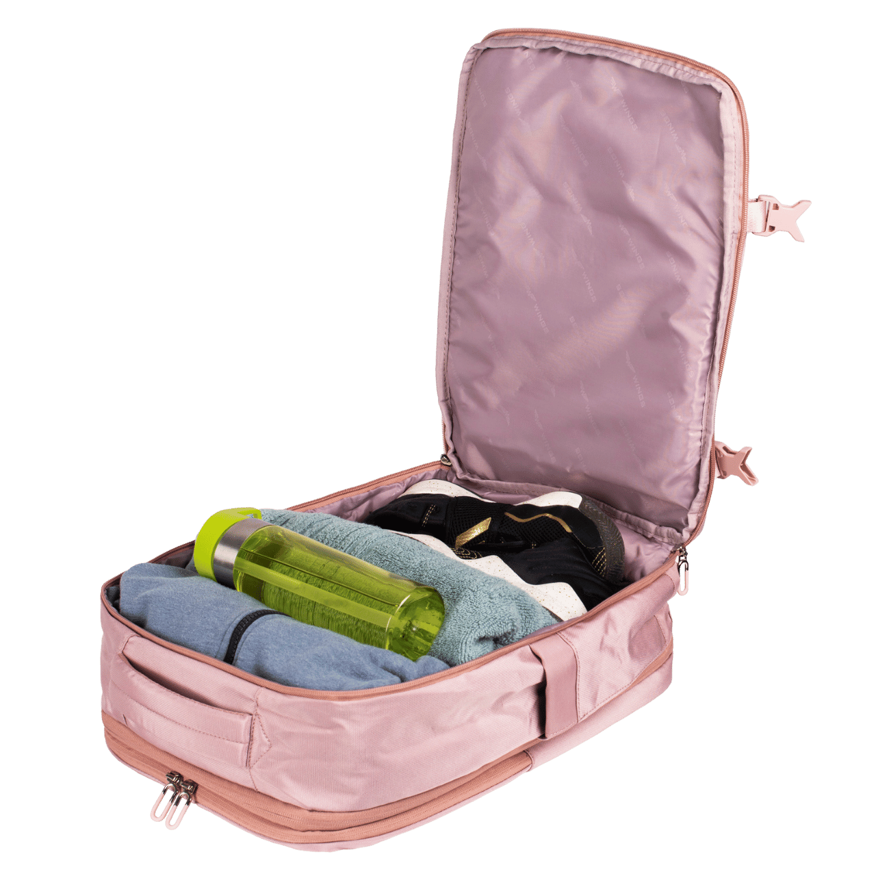 WINGS Plecak wielofunkcyjny SKYLARK poszerzany pink