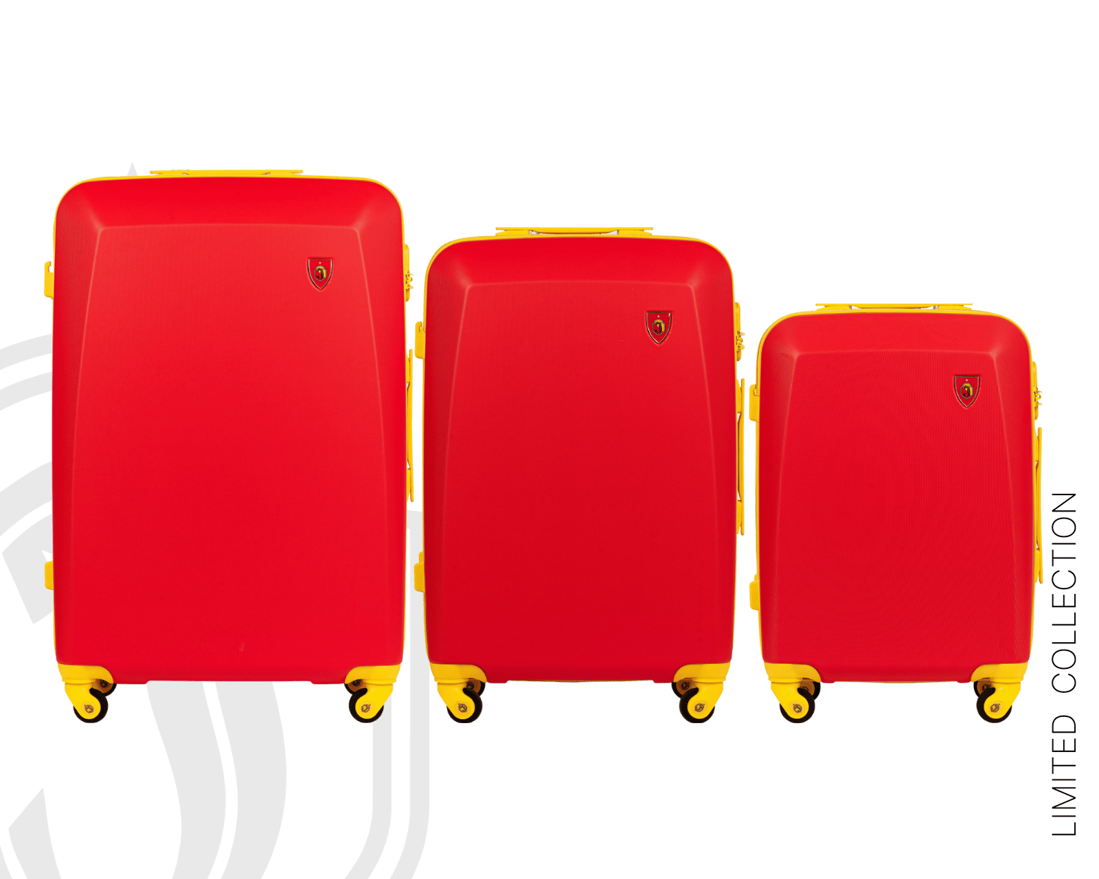 Zestaw 3 walizek Wings x Jagiellonia RED WINGS x JAGIELLONIA