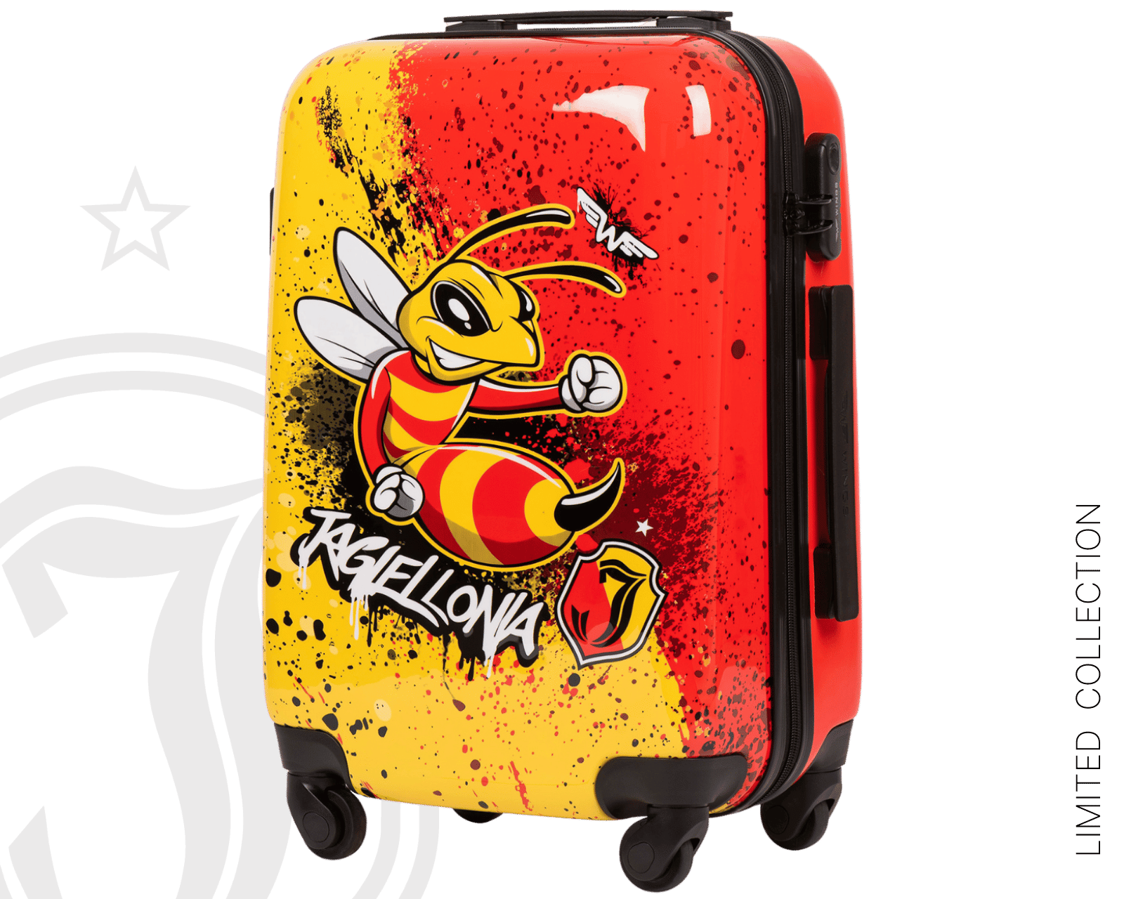 Walizka kabinowa Wings x Jagiellonia BEE 20" WINGS x JAGIELLONIA