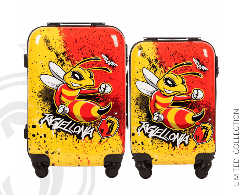 Zestaw 2 walizek kabinowych S+XS Wings x Jagiellonia BEE