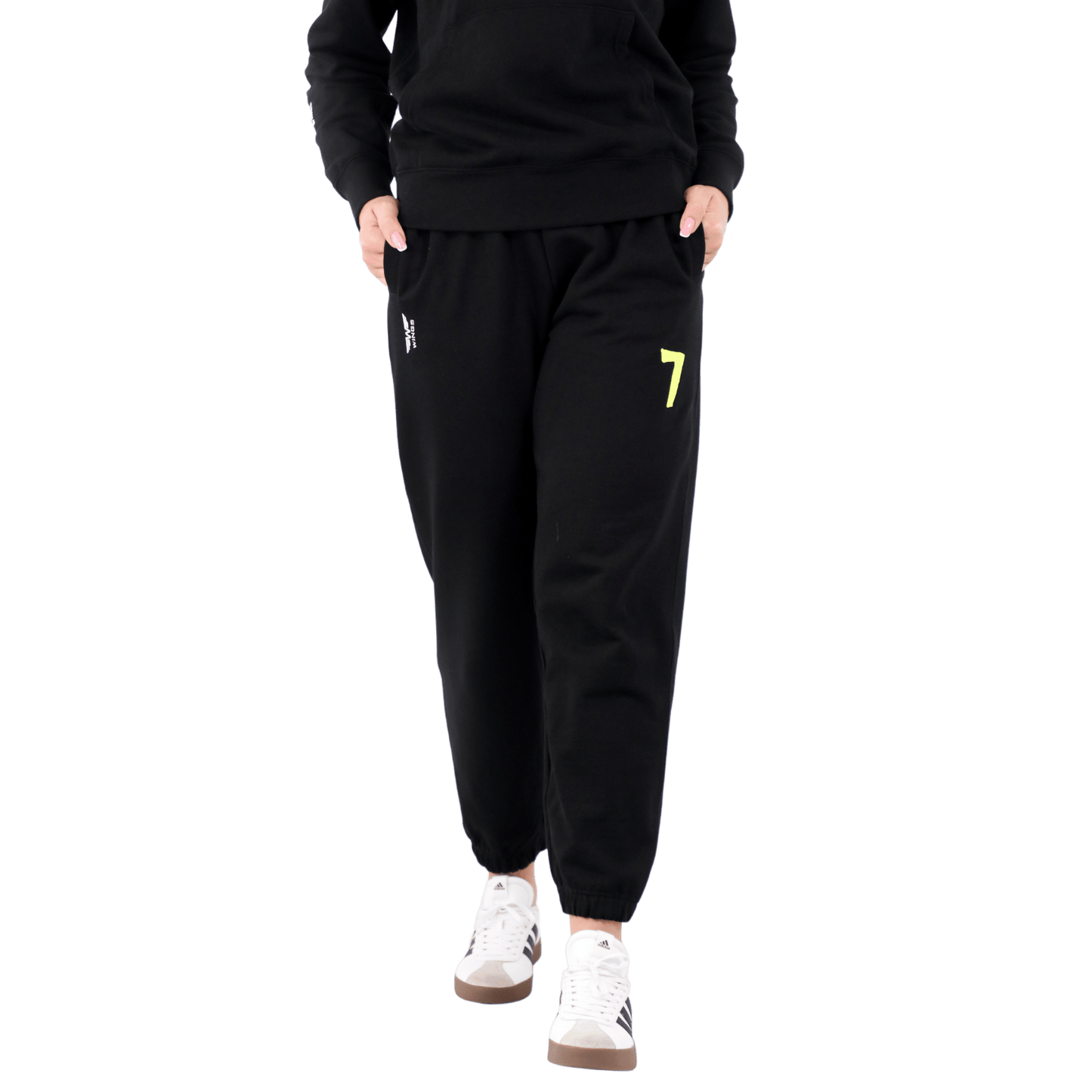 Czarna Bluza OVERSIZE z haftem Wings x Paprocki & Brzozowski UNISEX