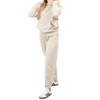 Beżowy komplet Dresowy OVERSIZE z haftem Wings x Paprocki & Brzozowski UNISEX