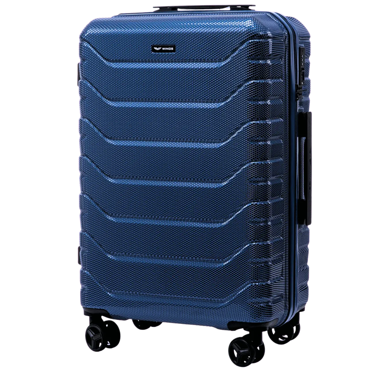 Zestaw 4 walizek Wings CRAKE POLICARBON 100% MIDDLE BLUE CRAKE COLLECTION