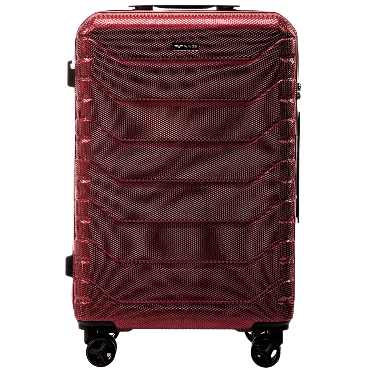 Zestaw 4 walizek Wings CRAKE POLICARBON 100% WINE RED CRAKE COLLECTION