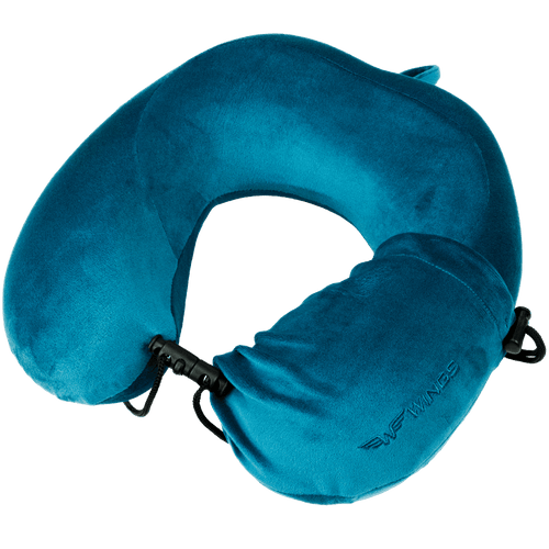 WINGS Poduszka turystyczna Rogal z pianki termoplastycznej NIEBIESKA