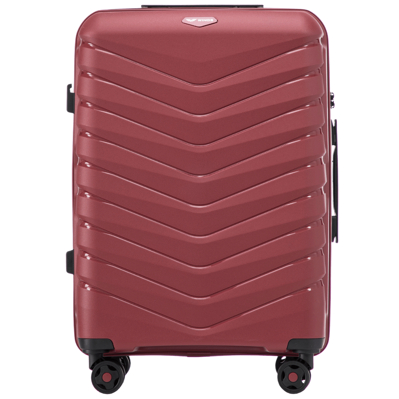 Zestaw 3 walizek Wings PHOENIX polipropylen WINE RED PHOENIX COLLECTION