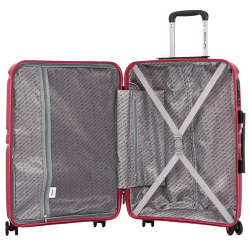 Walizka kabinowa Wings PHOENIX polipropylen 20" WINE RED