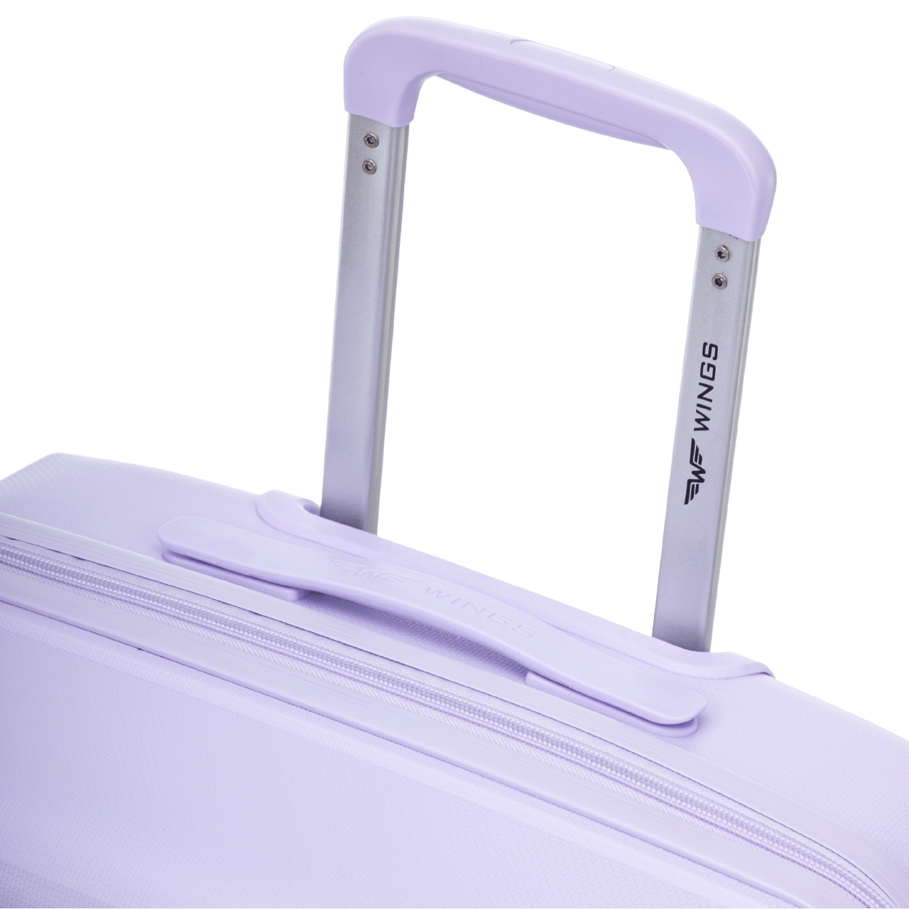 Walizka średnia Wings COCKATIEL polipropylen 24" WHITE PURPLE