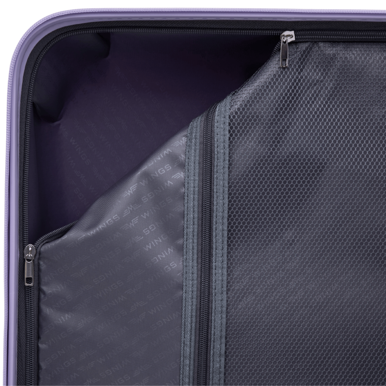 Walizka średnia Wings COCKATIEL polipropylen 24" WHITE PURPLE