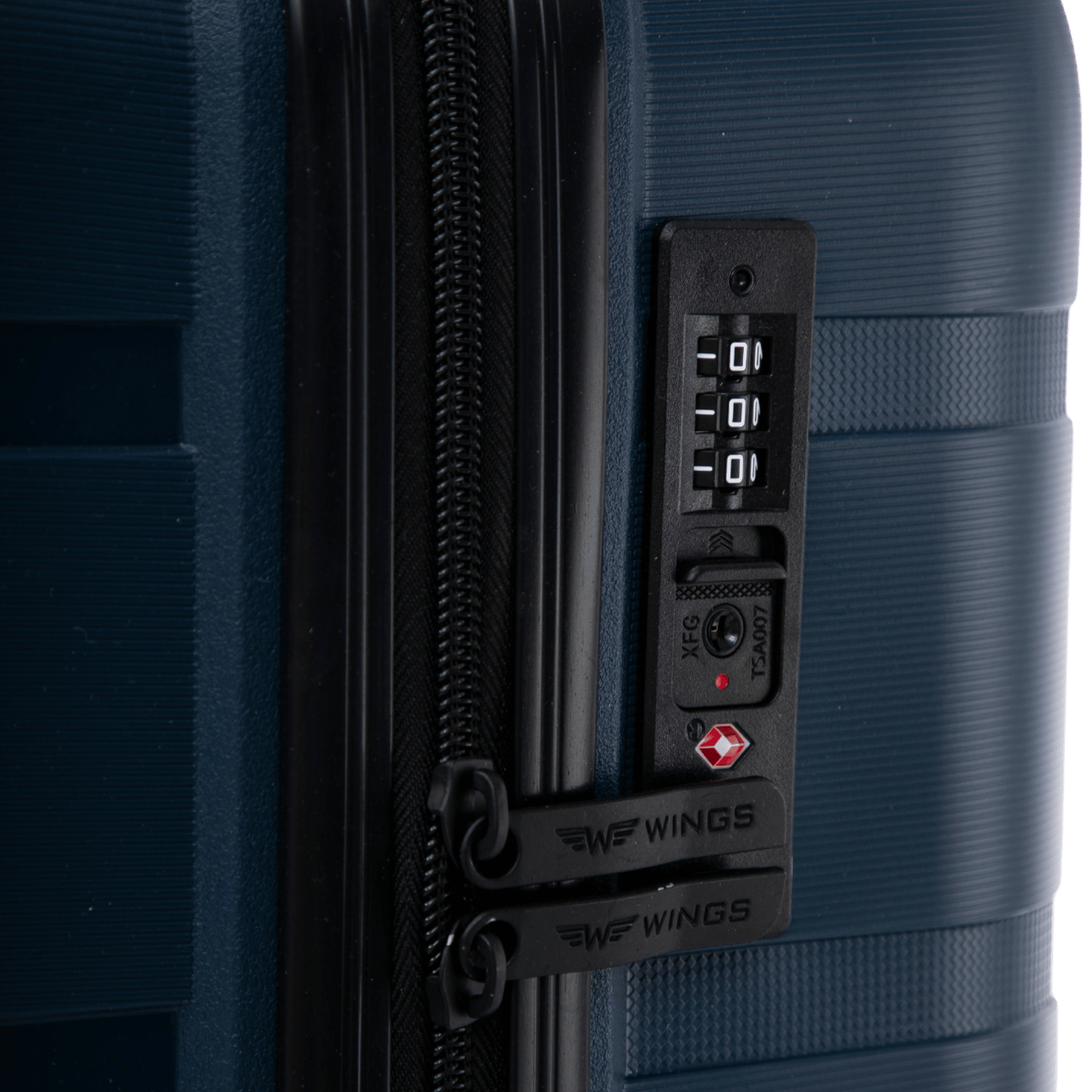 Komplet 3 walizek Wings HAWFINCH 2.0  polipropylen BLUE