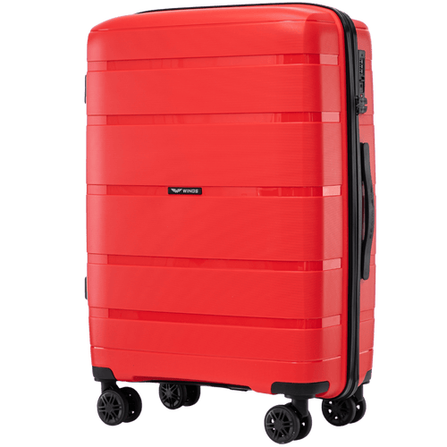 Komplet 3 walizek Wings HAWFINCH polipropylen RED