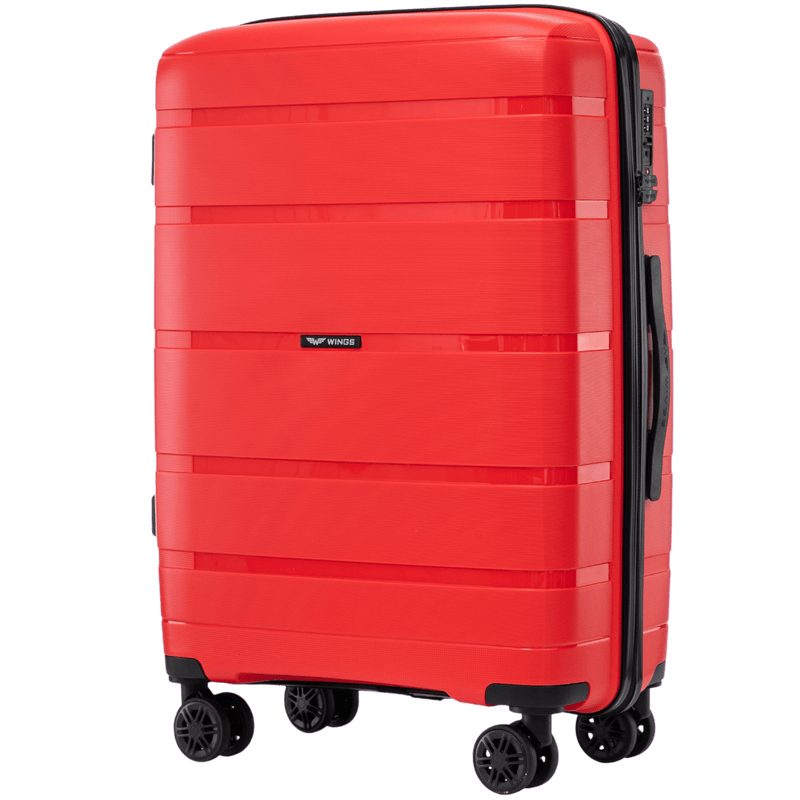 Komplet 3 walizek Wings HAWFINCH 2.0 polipropylen RED