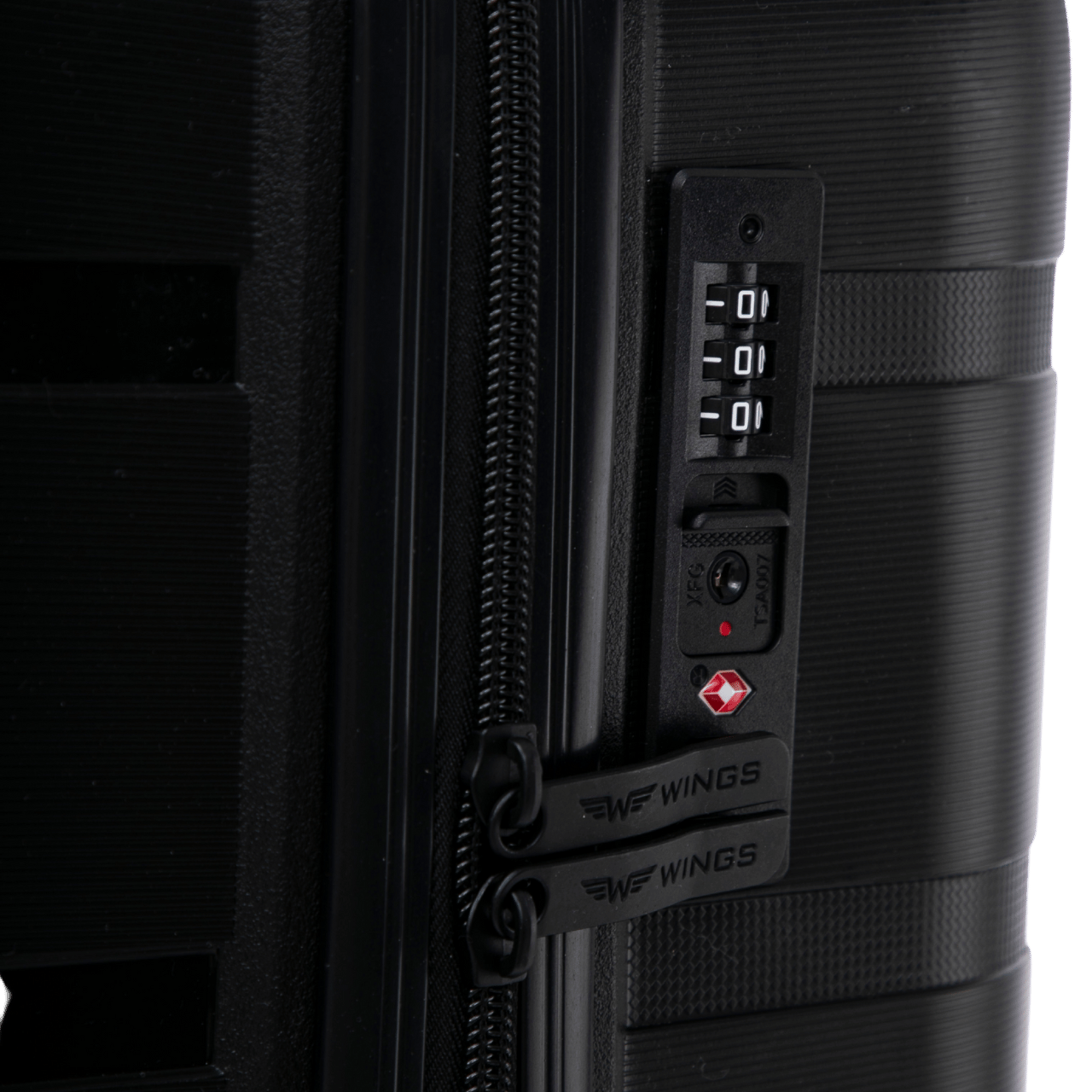 Walizka duża Wings HAWFINCH 2.0 polipropylen 28" BLACK
