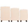 Komplet 3 WALIZEK Wings ABS+ BUNTING DIRTY WHITE