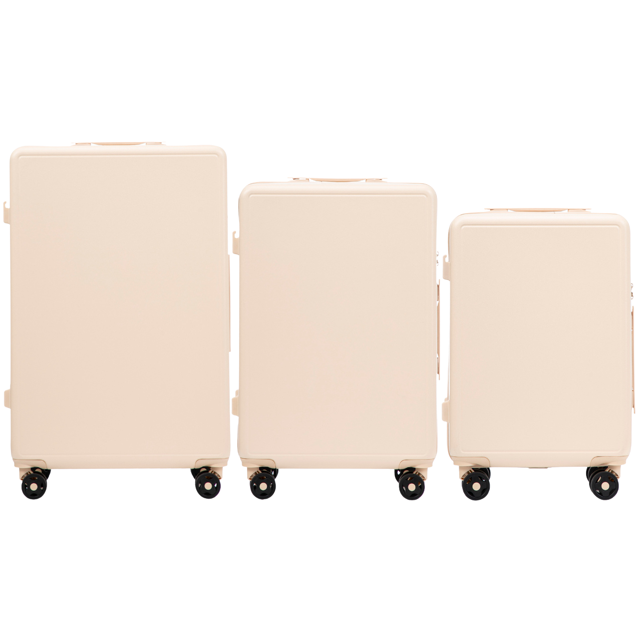 Komplet 3 WALIZEK Wings ABS+ BUNTING DIRTY WHITE