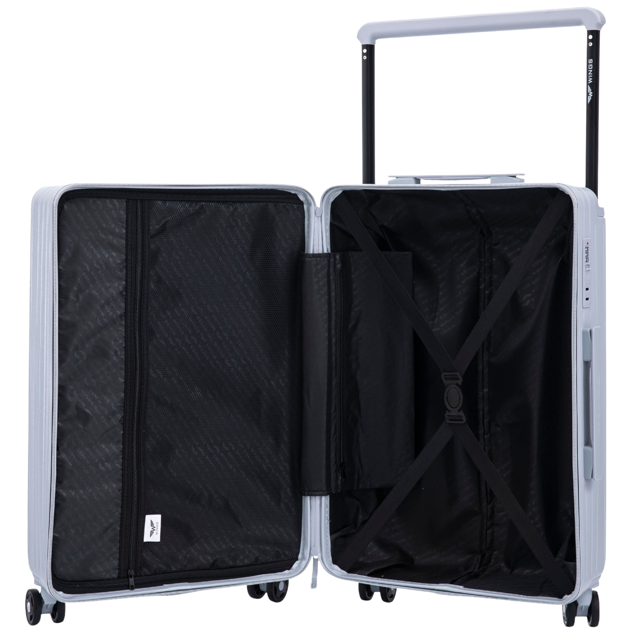 Walizka kabinowa Wings BUNTING ABS+ 20" PASTEL BLUE