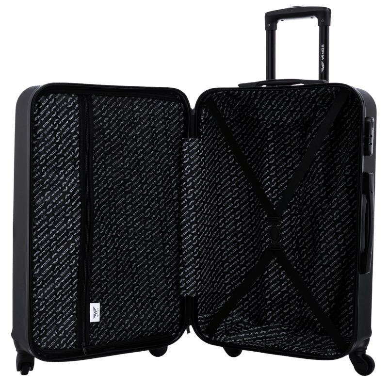 Walizka średnia Wings 24" HARRIER Black