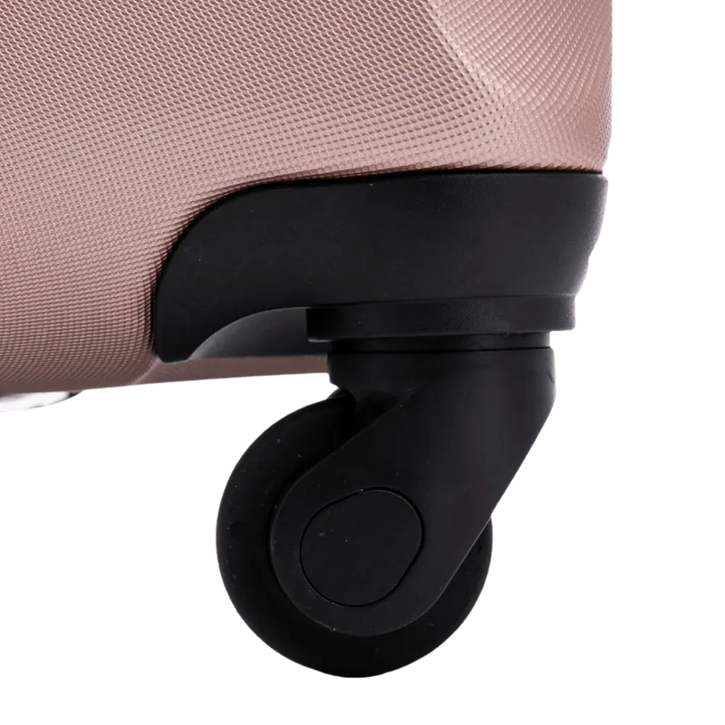 Zestaw 4 walizek WINGS HARRIER S M L + 16” komplet podróżny ROSE GOLD