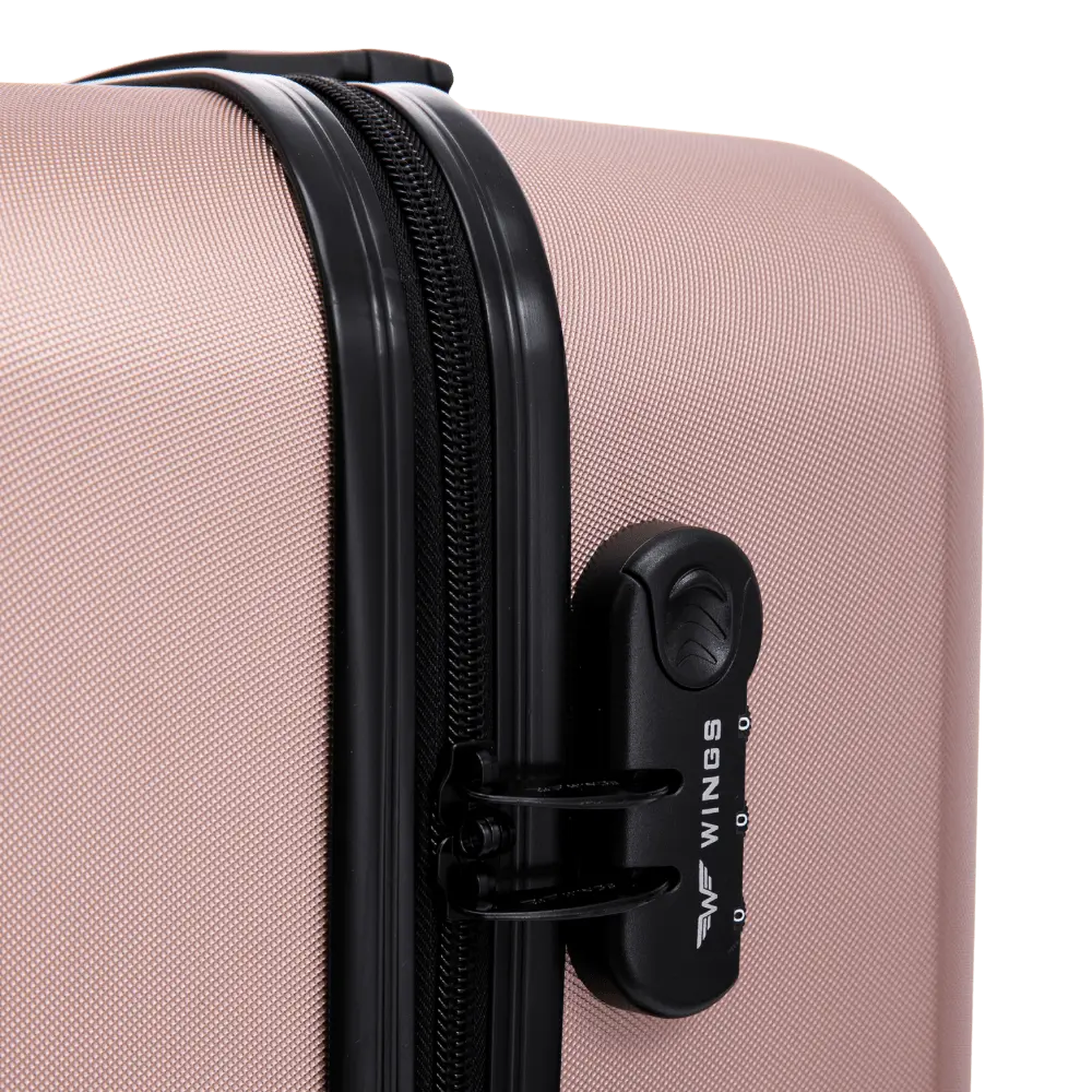 Zestaw 4 walizek WINGS HARRIER S M L + kuferek ROSE GOLD HARRIER COLLECTION