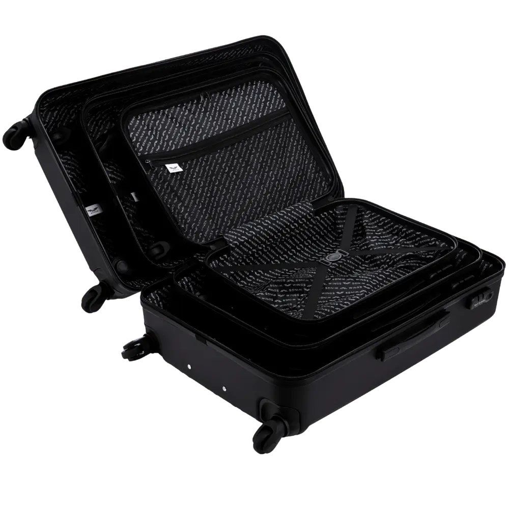 Komplet 3 walizek Wings HARRIER BLACK HARRIER COLLECTION