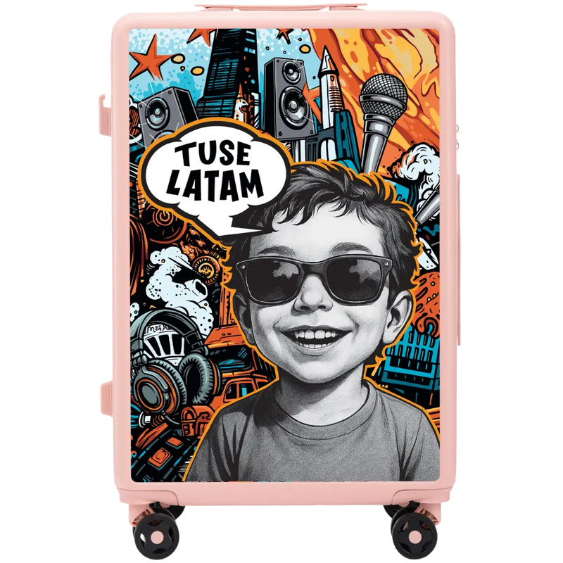 Walizka średnia Wings x TUSE Customized 24" BOY SOFT PINK
