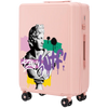Walizka średnia Wings ABS+ 24" Customized SOFT PINK ZEUS