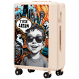 Walizka średnia Wings x TUSE Customized 24" BOY DIRTY WHITE