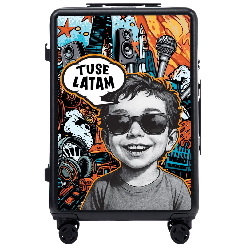 Walizka średnia Wings x TUSE Customized 24" BOY BLACK