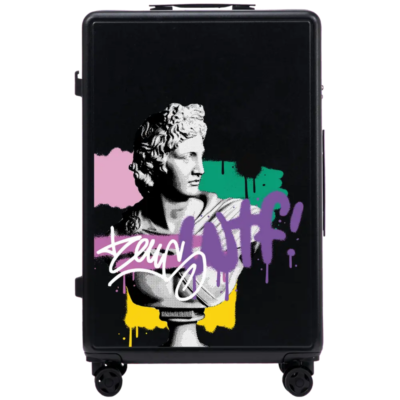 Walizka duża Wings ABS+ 28" Customized BLACK ZEUS