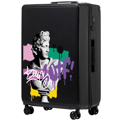 Walizka duża Wings ABS+ 28" Customized BLACK ZEUS