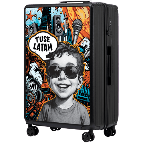 Walizka kabinowa Wings x TUSE Customized 28" BOY BLACK