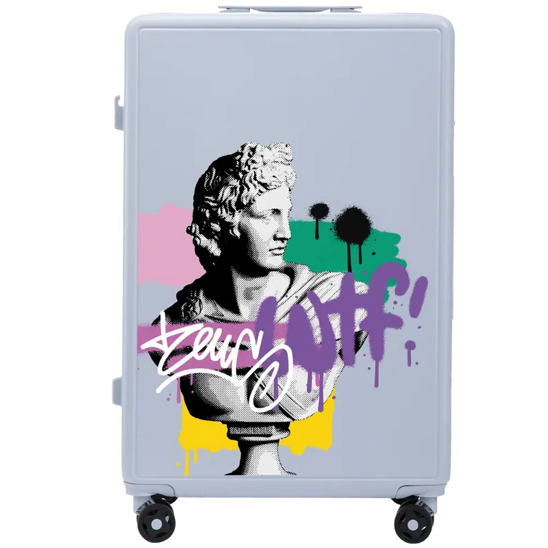 Walizka duża Wings ABS+ 28" Customized PASTEL BLUE ZEUS