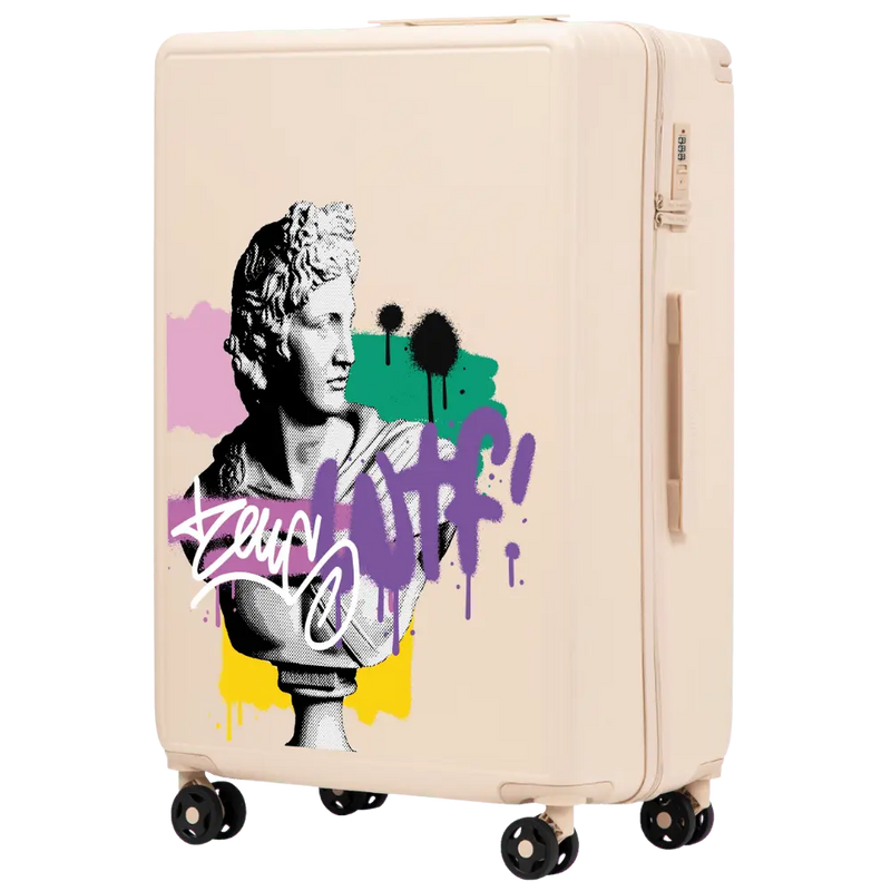 Walizka duża Wings ABS+ 28" Customized DIRTY WHITE ZEUS