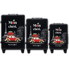 Komplet 3 WALIZEK Wings ABS+ Customized BLACK MON CHERI