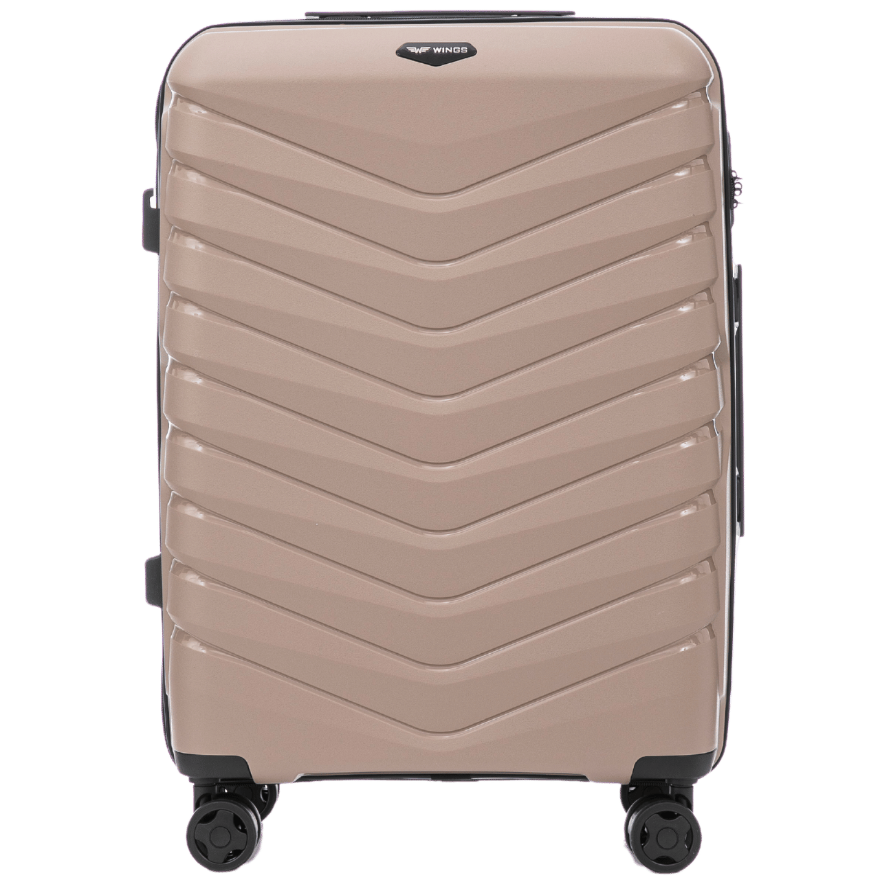 Walizka średnia Wings PHOENIX 2.0 polipropylen 24" CHAMPAGNE