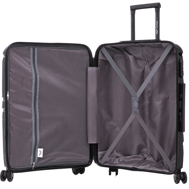 Walizka duża Wings PHOENIX 2.0 polipropylen 28" BLACK