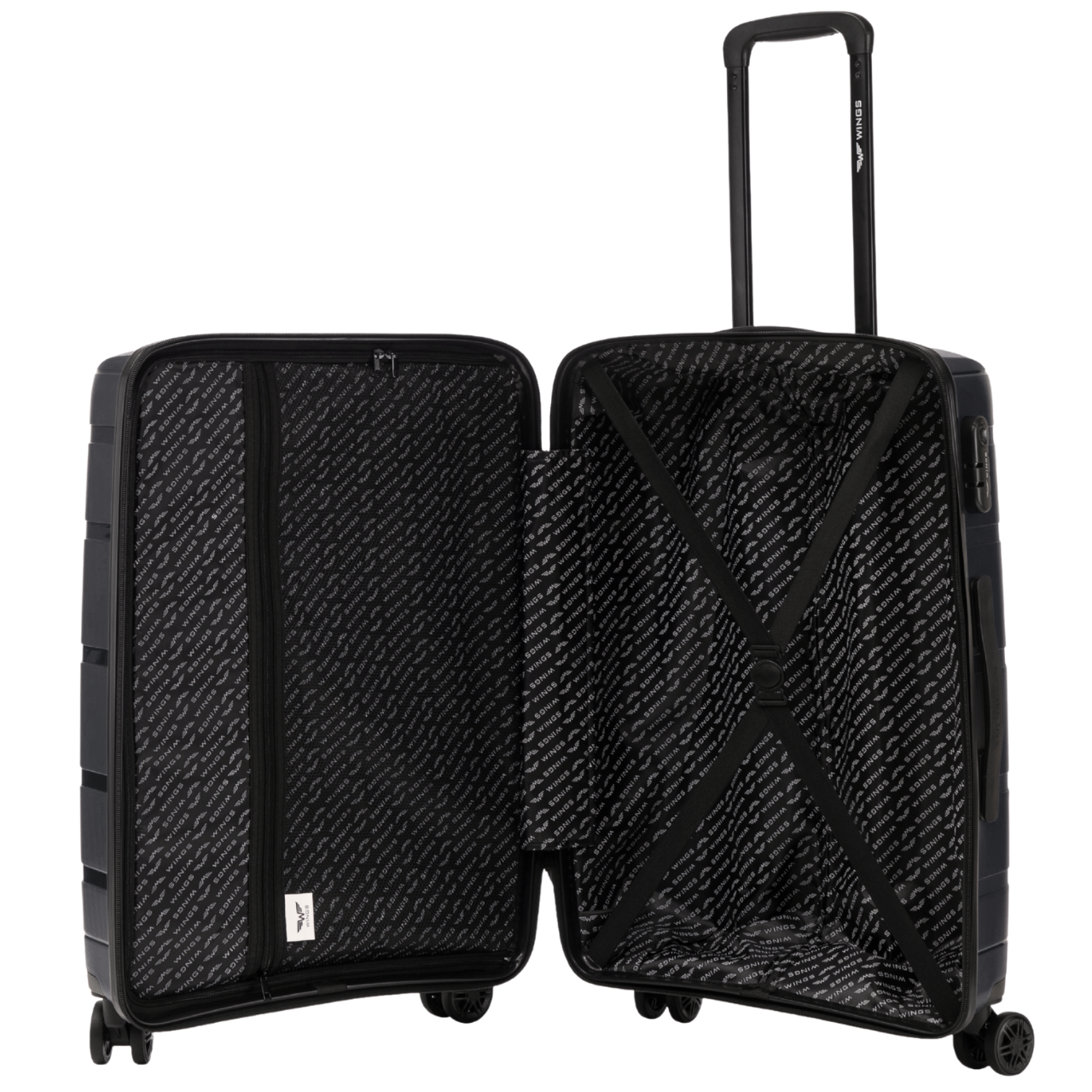 Walizka duża Wings HAWFINCH 3.0 polipropylen 28" BLACK
